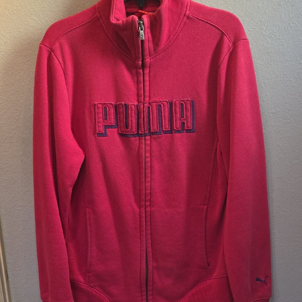 Puma Bright Pink Zip-Up Jacket